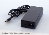 S-link SL-NBA17 90W 20V 4.5A IBM Lenovo Notebook Standart Adaptör kare usb uç - 1